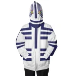 Demon Slayer Akaza Full Face Zip Hoodie