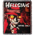 Hellsing Poster Tapestry Blanket Bedspread