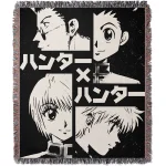 Hunter X Hunter Characters Tapestry Blanket Bedspread