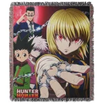 Hunter X Hunter Main Characters Version 2 Tapestry Blanket Bedspread