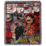 One Piece Manga Cover Vers 2 Tapestry Blanket Bedspread