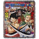 One Piece Weekly Jump Cover No.47 Tapestry Blanket Bedspread