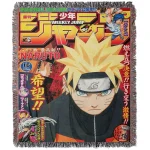 Naruto Weekly Jump Cover No.16 Tapestry Blanket Bedspread