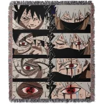 Naruto Sharingan Battle Tapestry Blanket Bedspread