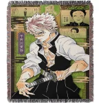 Demon Slayer Shinazugawa Sanemi Tapestry Blanket Bedspread