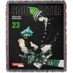 Soul Eater Manga Cover Tapestry Blanket Bedspread