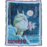 Ghibli My Neighbor Totoro Poster Tapestry Blanket Bedspread