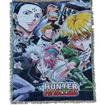 Hunter X Hunter Poster Vers 2 Tapestry Blanket Bedspread