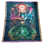 League Of Legend Jinx Tapestry Blanket Bedspread