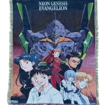 Neon Genesis Evangeleon Poster Tapestry Blanket Bedspread