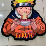Naruto Japanese Animation Inspired Custom Shaped Floor Mat