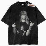 Vintage Two-Layer Taylor Swift Graphic T-Shirt for Fans