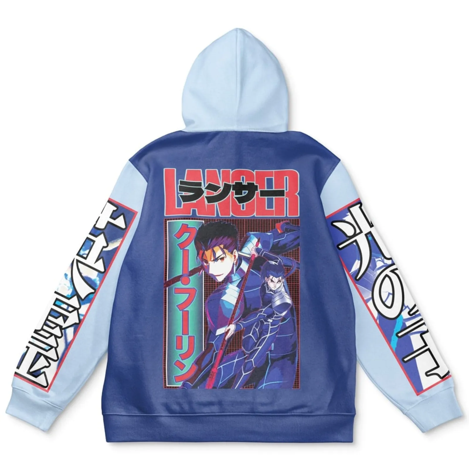 Lancer Fate Stay Night streetwear hoodie shown for the Fate merch buying guide