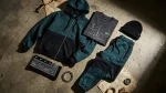 Kaido shirt and One Piece streetwear apparel flat-lay in dark teal