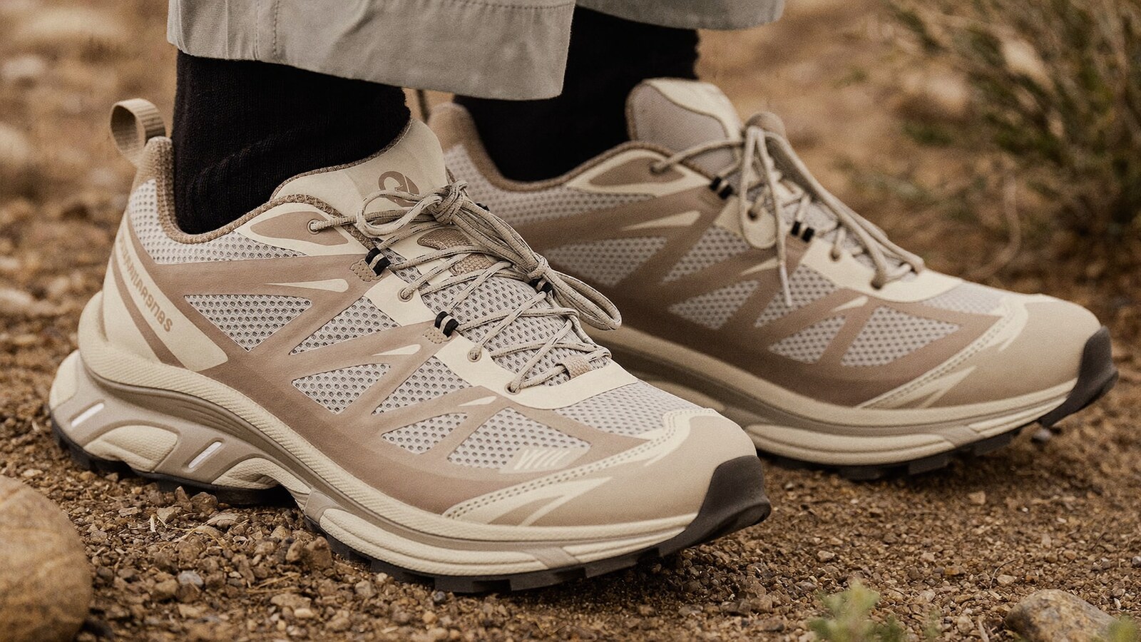 Anime-inspired nomad shoes styled in a natural daylight scene