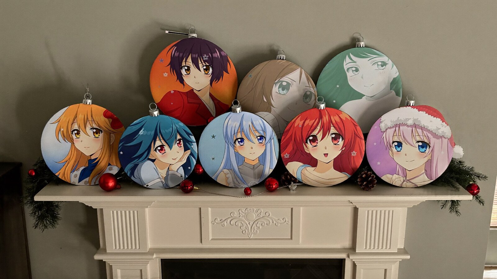 Anime-inspired ornament 2025 styled in a natural daylight scene