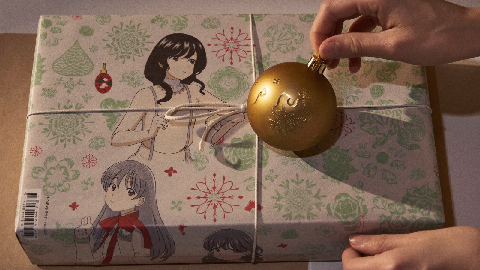 Anime-inspired ornament 2025 in a social or layered scene with friends