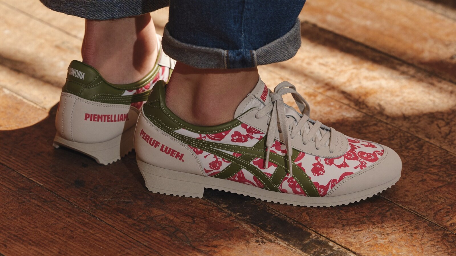 Anime-inspired s1 shoes styled in a natural daylight scene