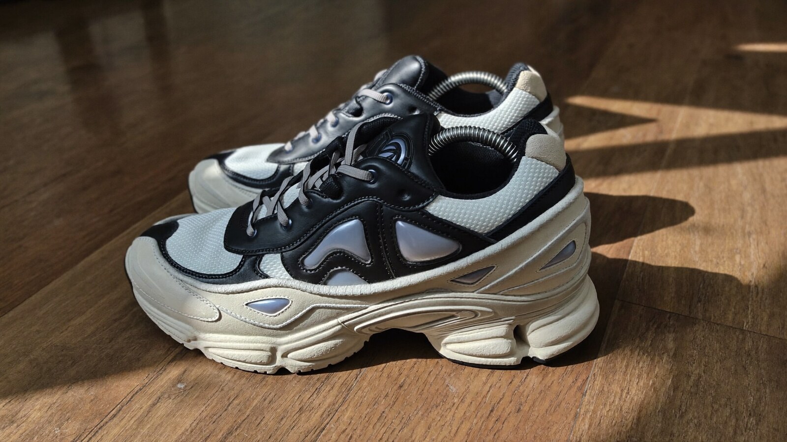 Anime-inspired yz shoes bw styled in a natural daylight scene