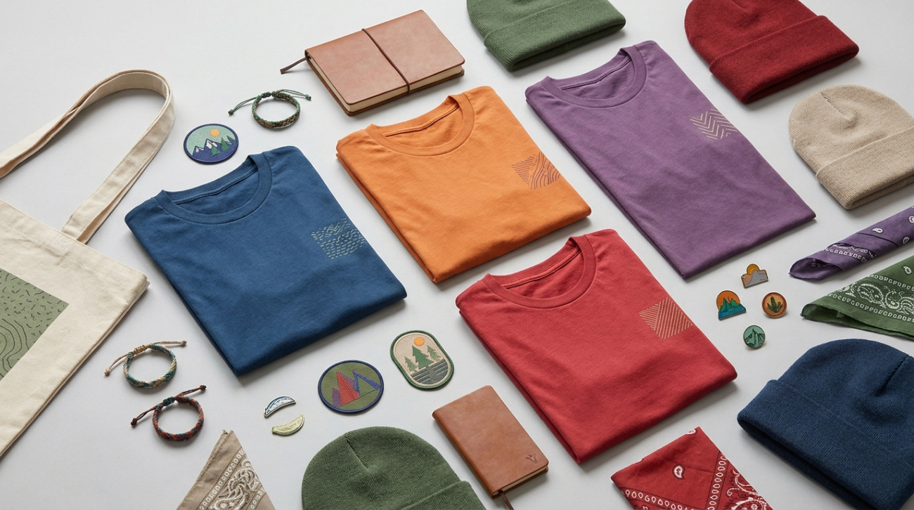 Leonardo, Michelangelo, Donatello, Raphael themed merchandise flat lay